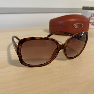 Tortoise Missoni sunglasses with case and cloth. New.